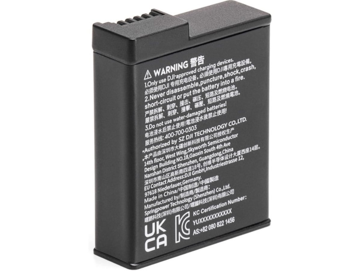 DJI Battery Extreme for Osmo Action 3 Tilbehørssæt til kameraer