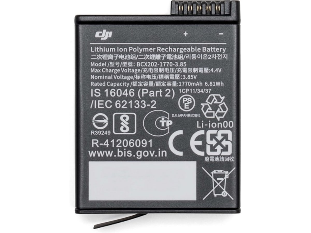 DJI Battery Extreme for Osmo Action 3 Tilbehørssæt til kameraer