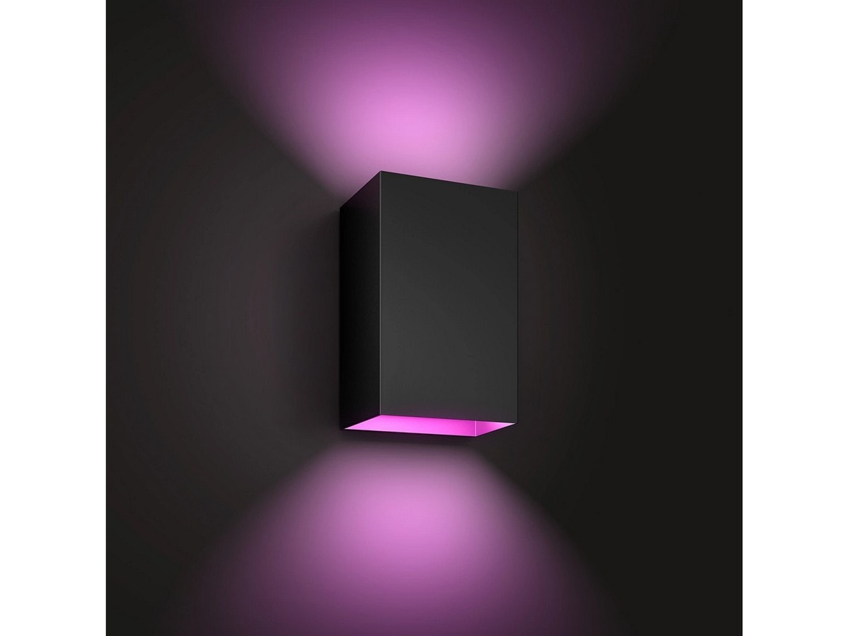 Philips Hue Resonate WACA væglampe 2x8 (sort) Væglampe