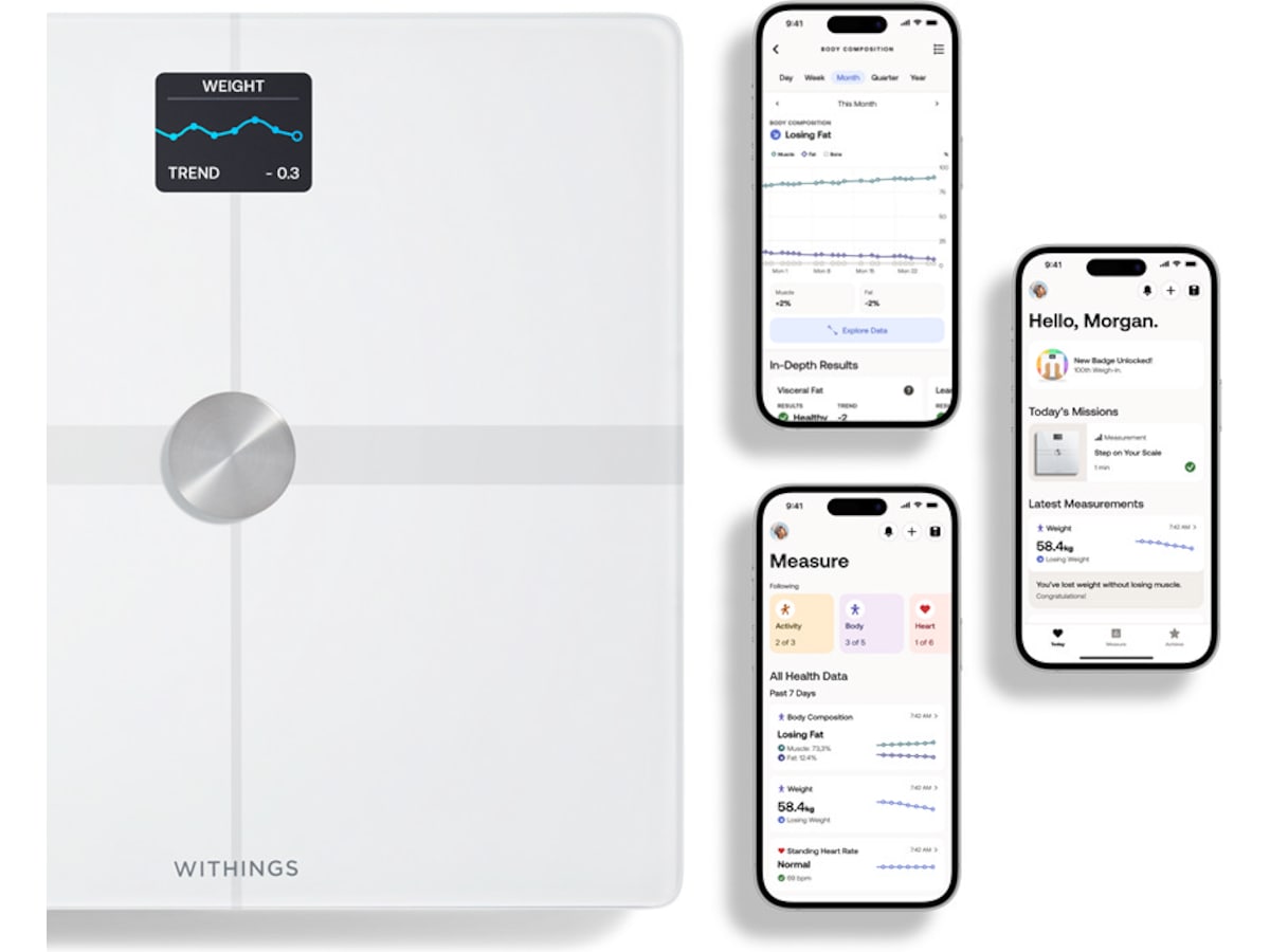 Withings Body Smart Wi-Fi badevægt (hvid) Badevægte