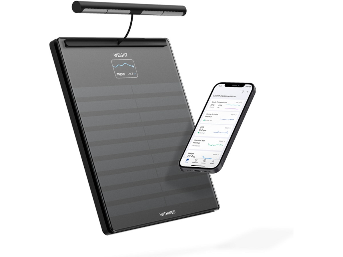 Withings Body Scan smart badevægt (sort) Badevægte