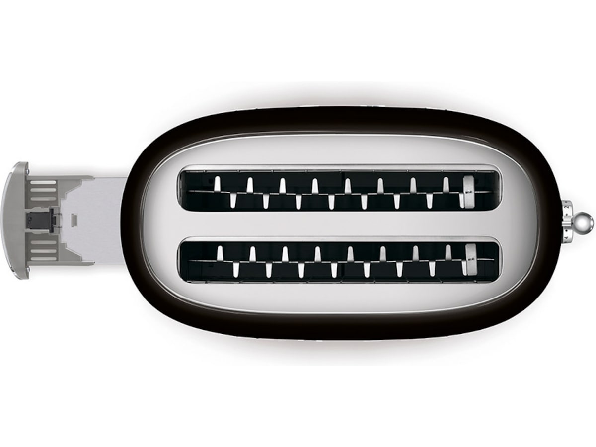 Smeg TSF02BLEU 4x2 brødrister (sort) Brødristere