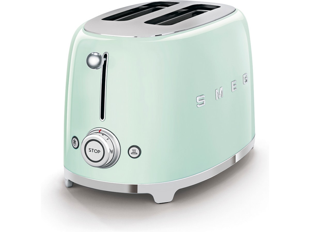 Smeg TSF01WHEU Brødrister til 2 skiver (pastel grøn) Brødristere
