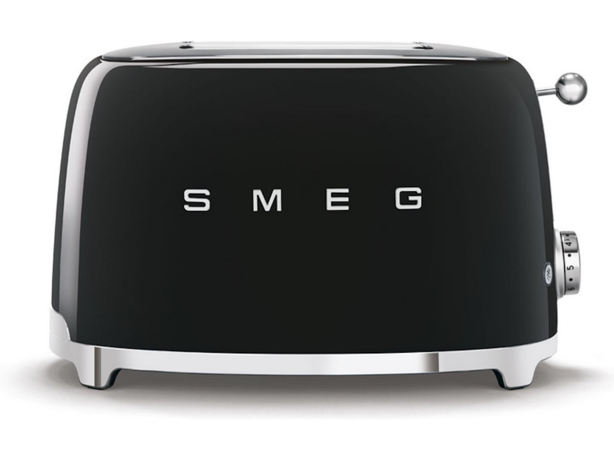Smeg TSF01BLEU Brødrister til 2 skiver (sort) Brødristere