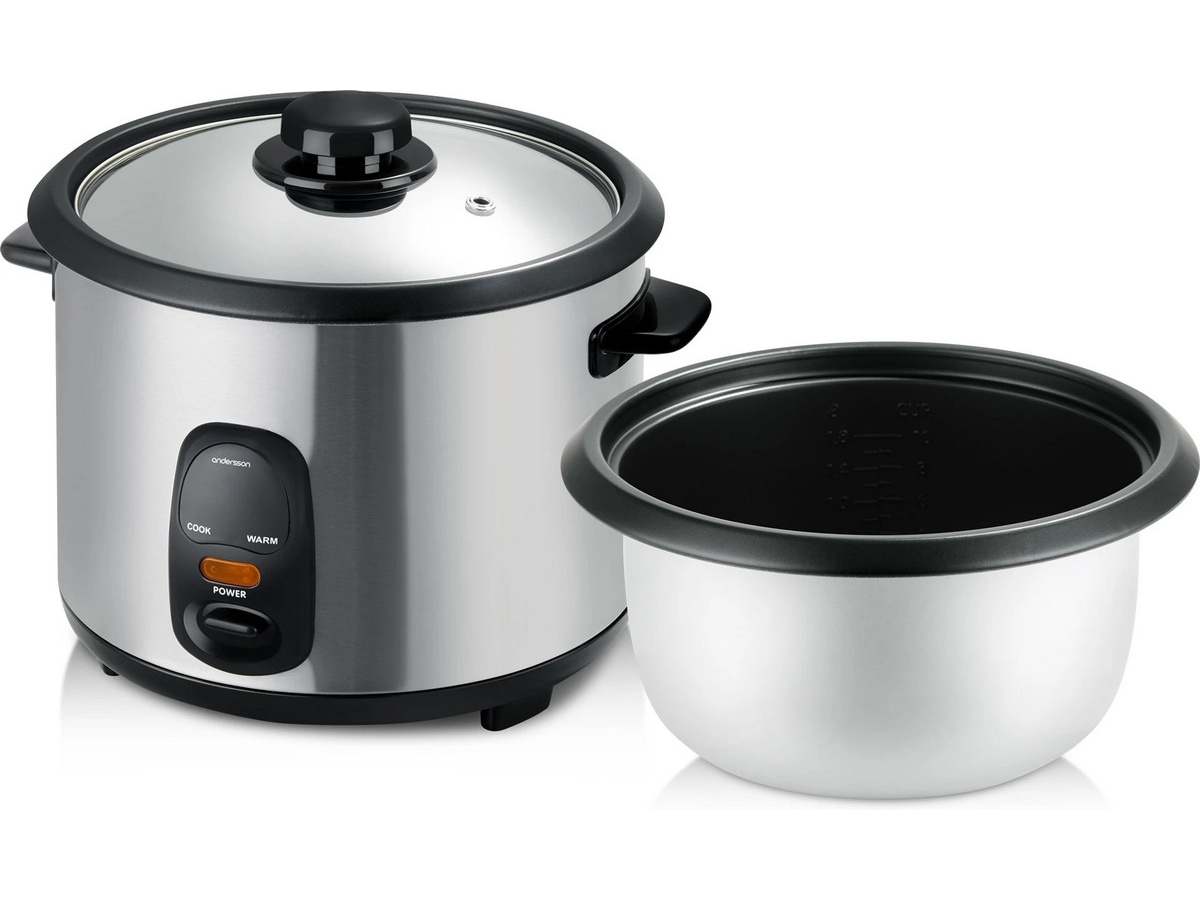 Andersson REC 2.2 riskoger (rustfrit stål) Mad- & dampkogere