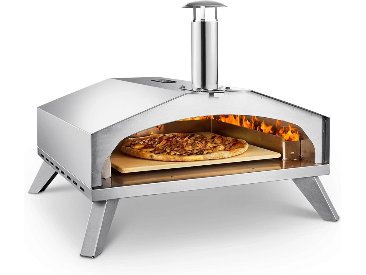 Austin and Barbeque AABQ 16" Gasfyret pizzaovn (rustfrit stål) Pizzaovne