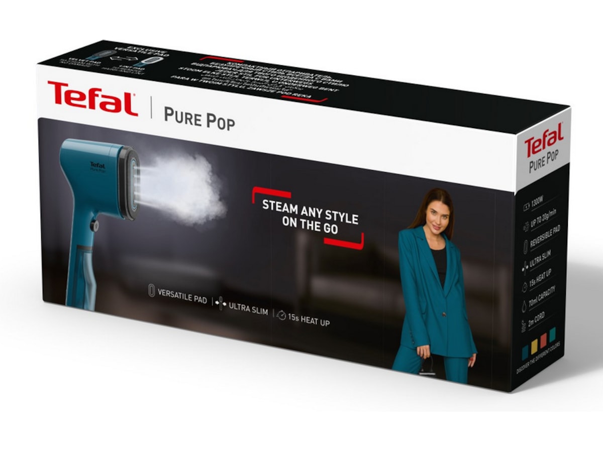 Tefal Pure POP Garment Steamer (blå) Tøjdampere