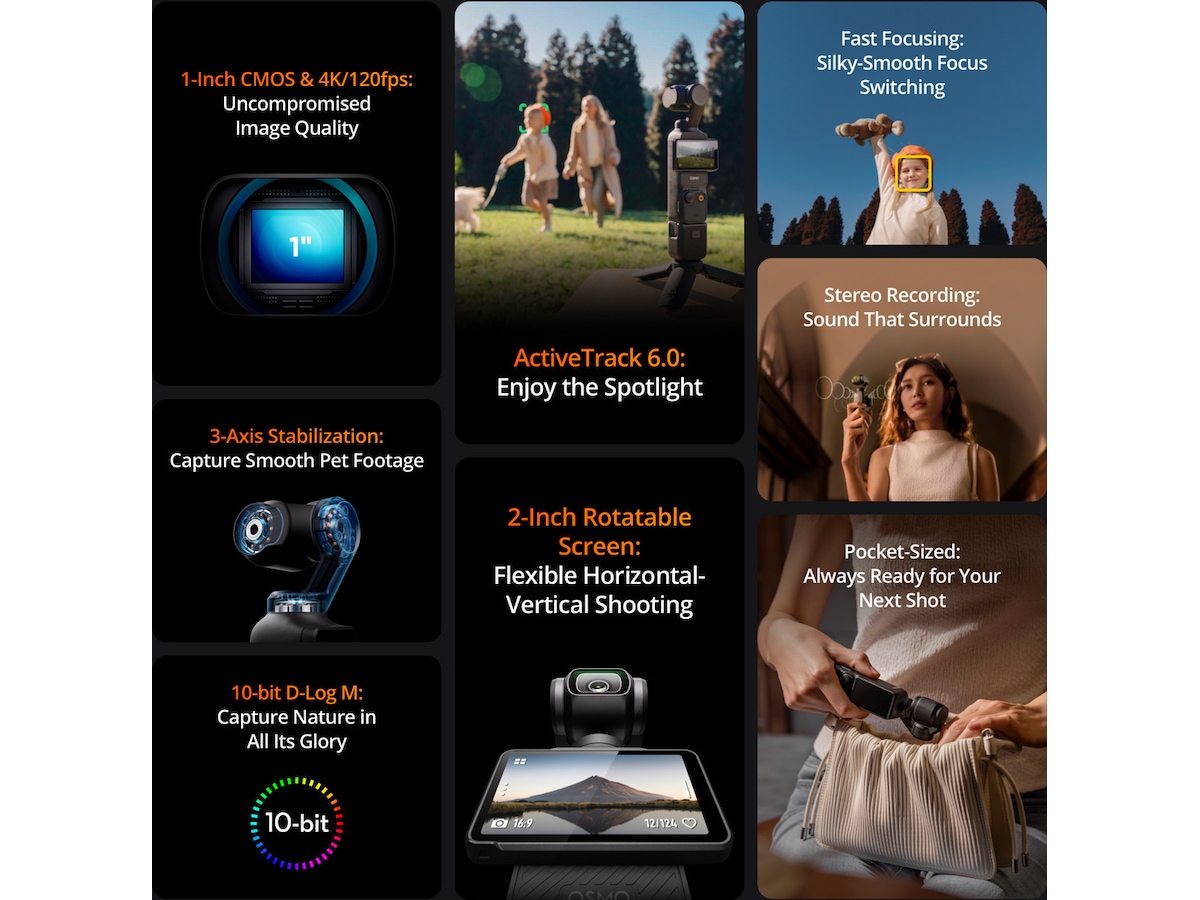 DJI Osmo Pocket 3 Creator Combo Action kamera