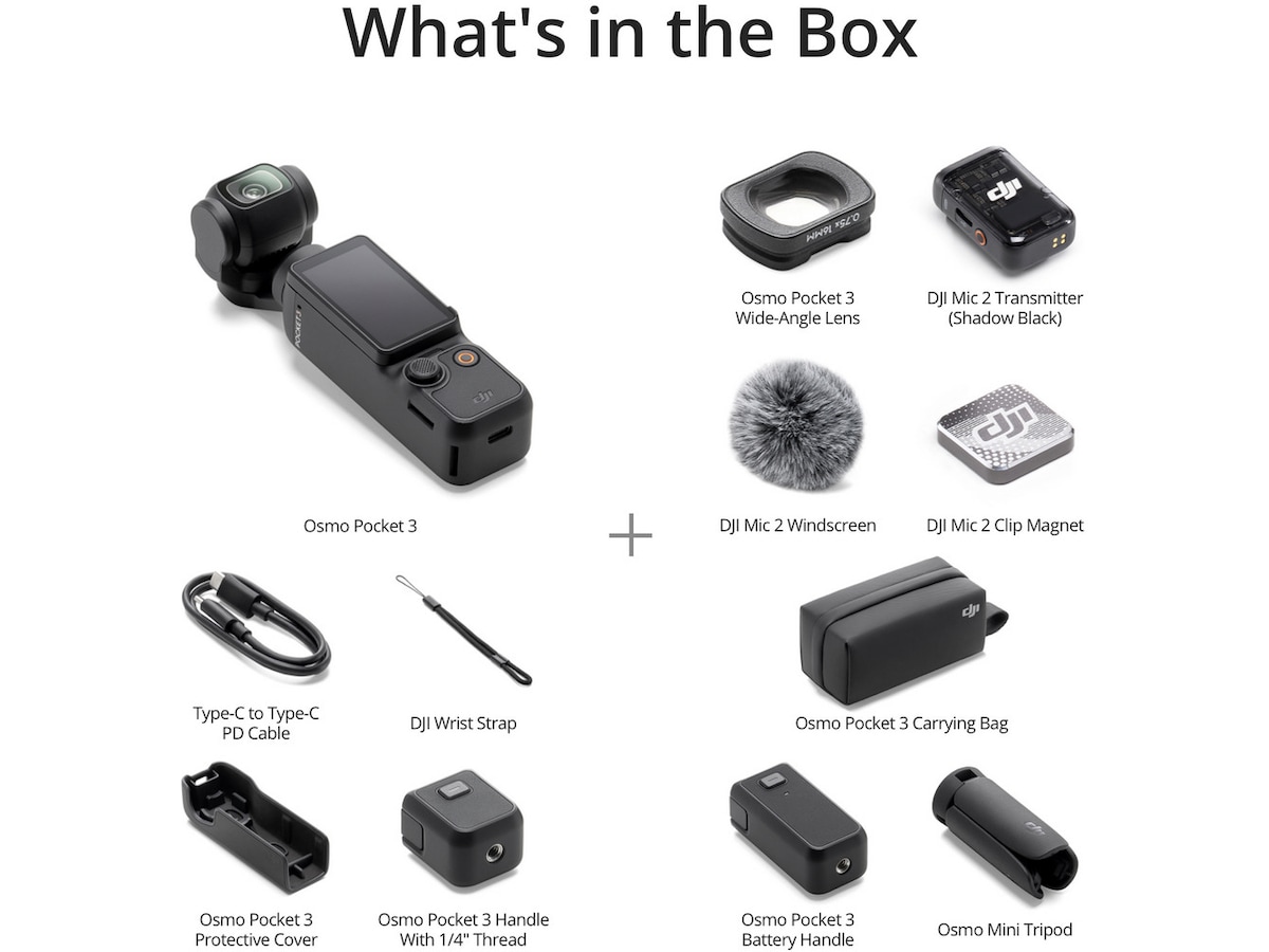 DJI Osmo Pocket 3 Creator Combo Action kamera