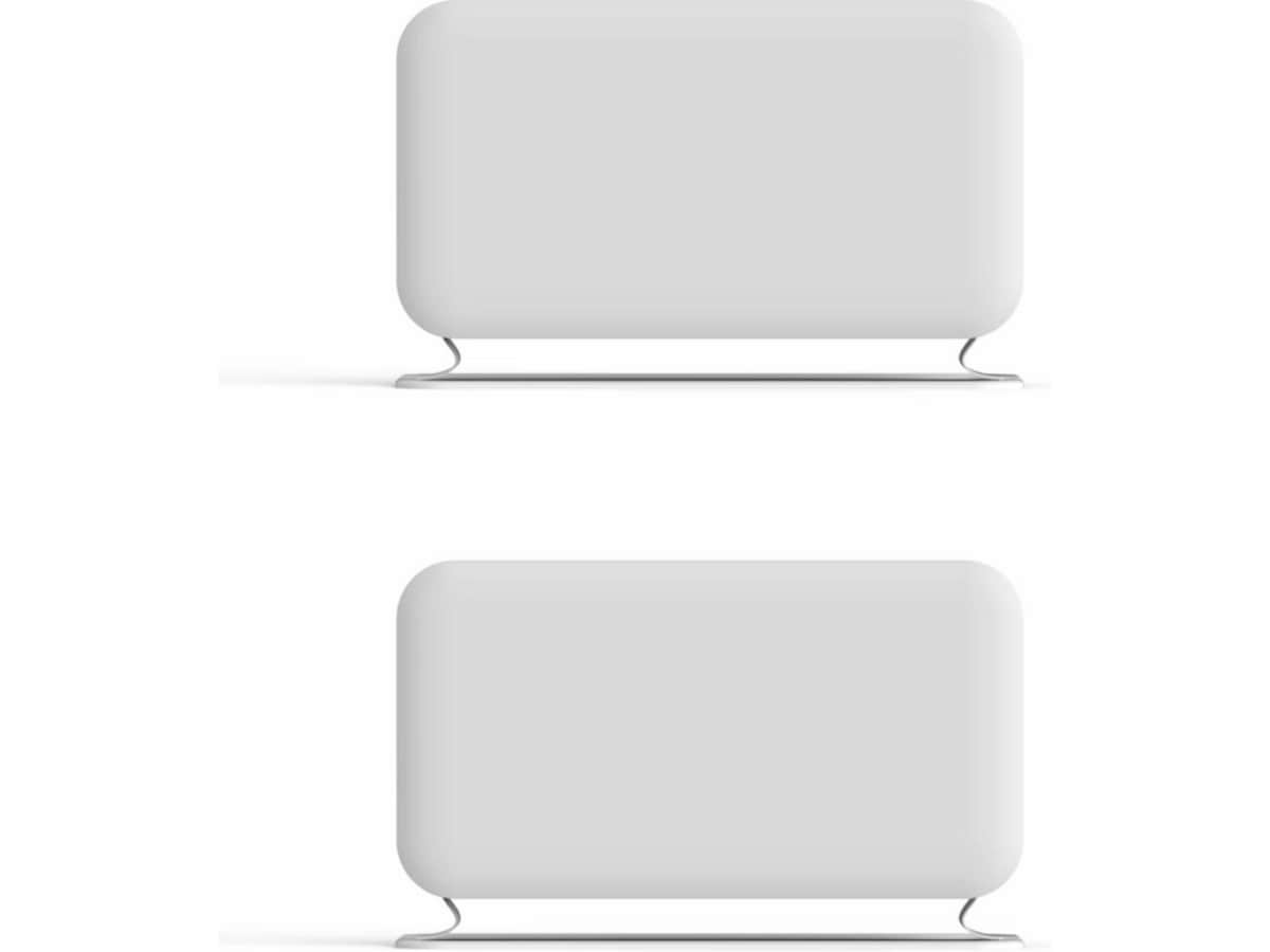 Mill Instant Max gulvovn 2200W Mec (hvid) 2-pack Radiatorer