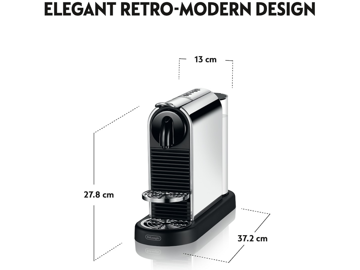 Nespresso CitiZ by De'Longhi kapselmaskine (platin) Kapselmaskiner