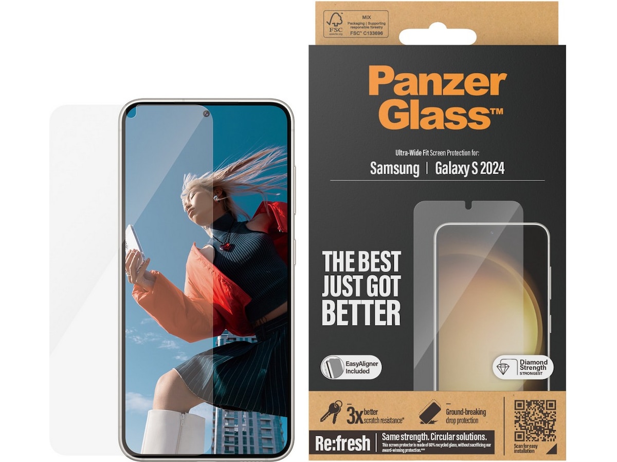 Panzerglass Galaxy S24 Skærmbeskytter Skærmbeskyttelse mobiltelefon