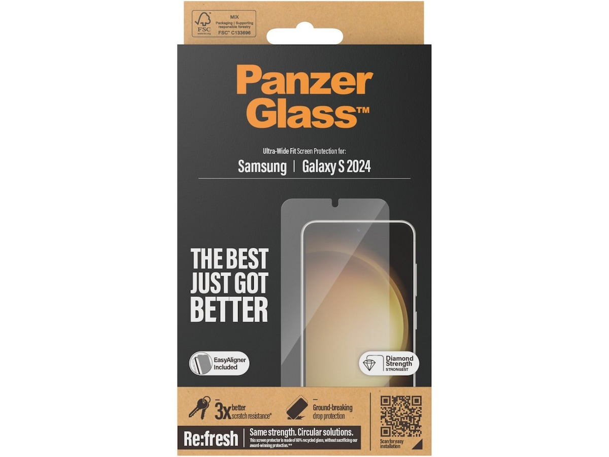 Panzerglass Galaxy S24 Skærmbeskytter Skærmbeskyttelse mobiltelefon