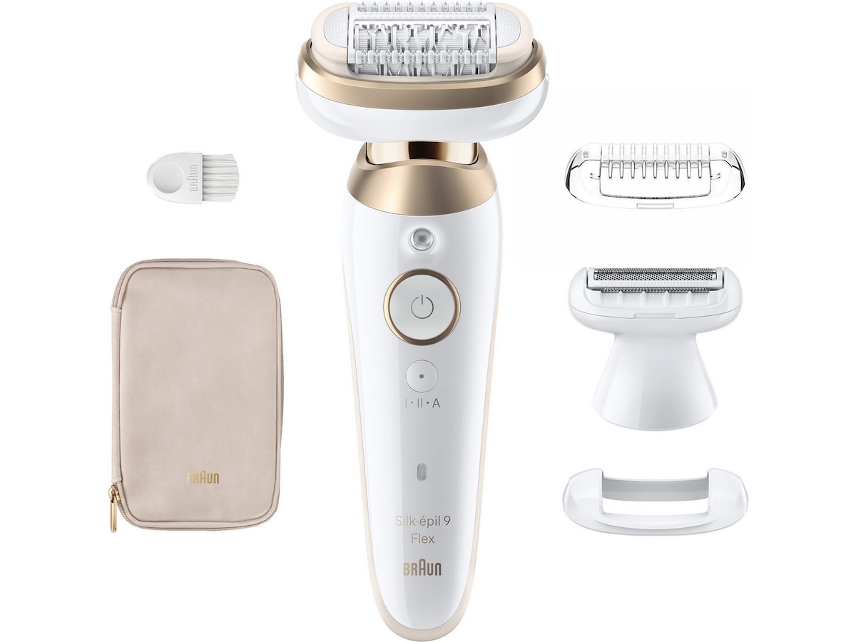 Braun Silk-épil 9 Flex 3D Epilator SES9-041 (hvid/guld) Epilator & IPL-hårfjerning