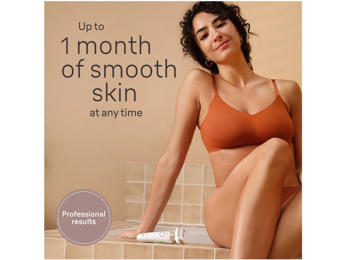 Braun Silk-épil 9 Flex 3D Epilator SES9-041 (hvid/guld) Epilator & IPL-hårfjerning