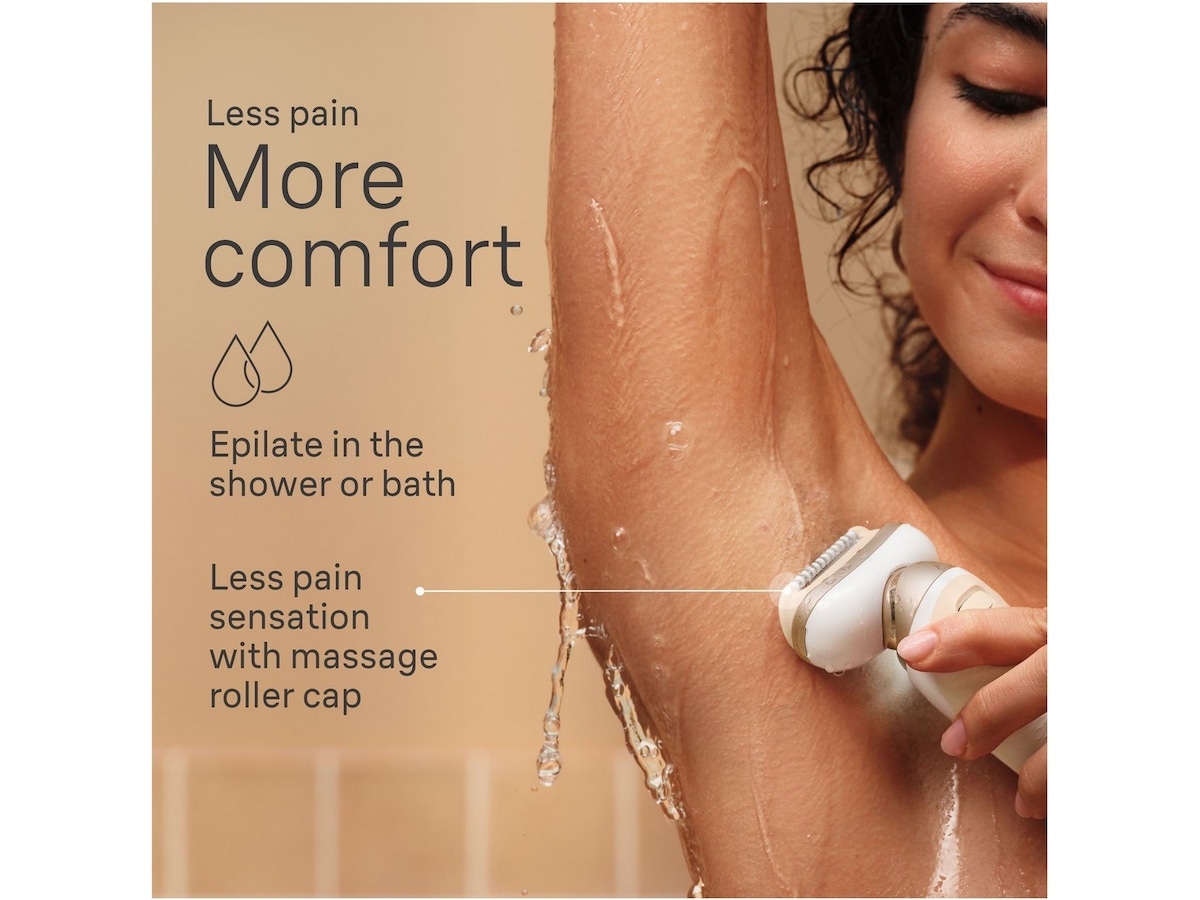 Braun Silk-épil 9 Flex 3D Epilator SES9-041 (hvid/guld) Epilator & IPL-hårfjerning