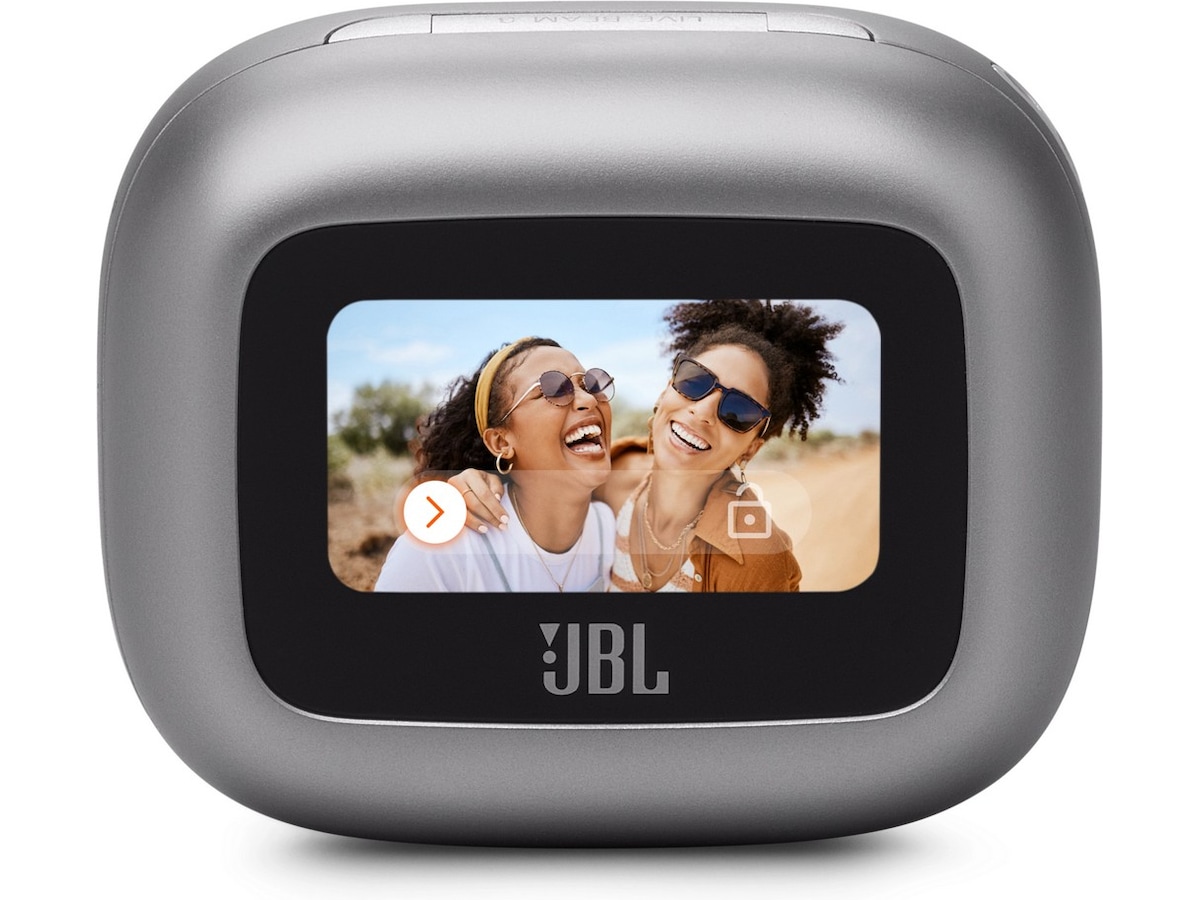 JBL LIVE BEAM 3 Trådløse Høretelefoner, Earbuds (sølv) In-ear høretelefoner