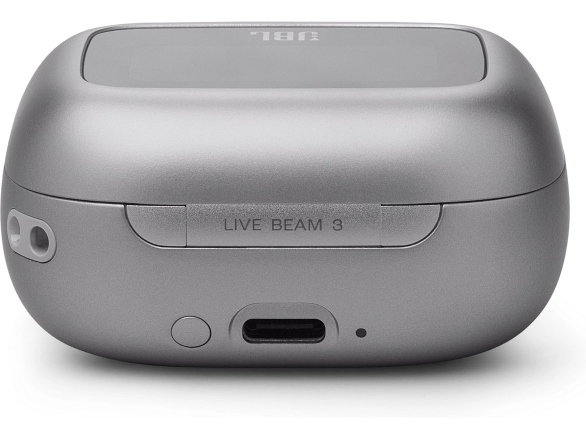 JBL LIVE BEAM 3 Trådløse Høretelefoner, Earbuds (sølv) In-ear høretelefoner