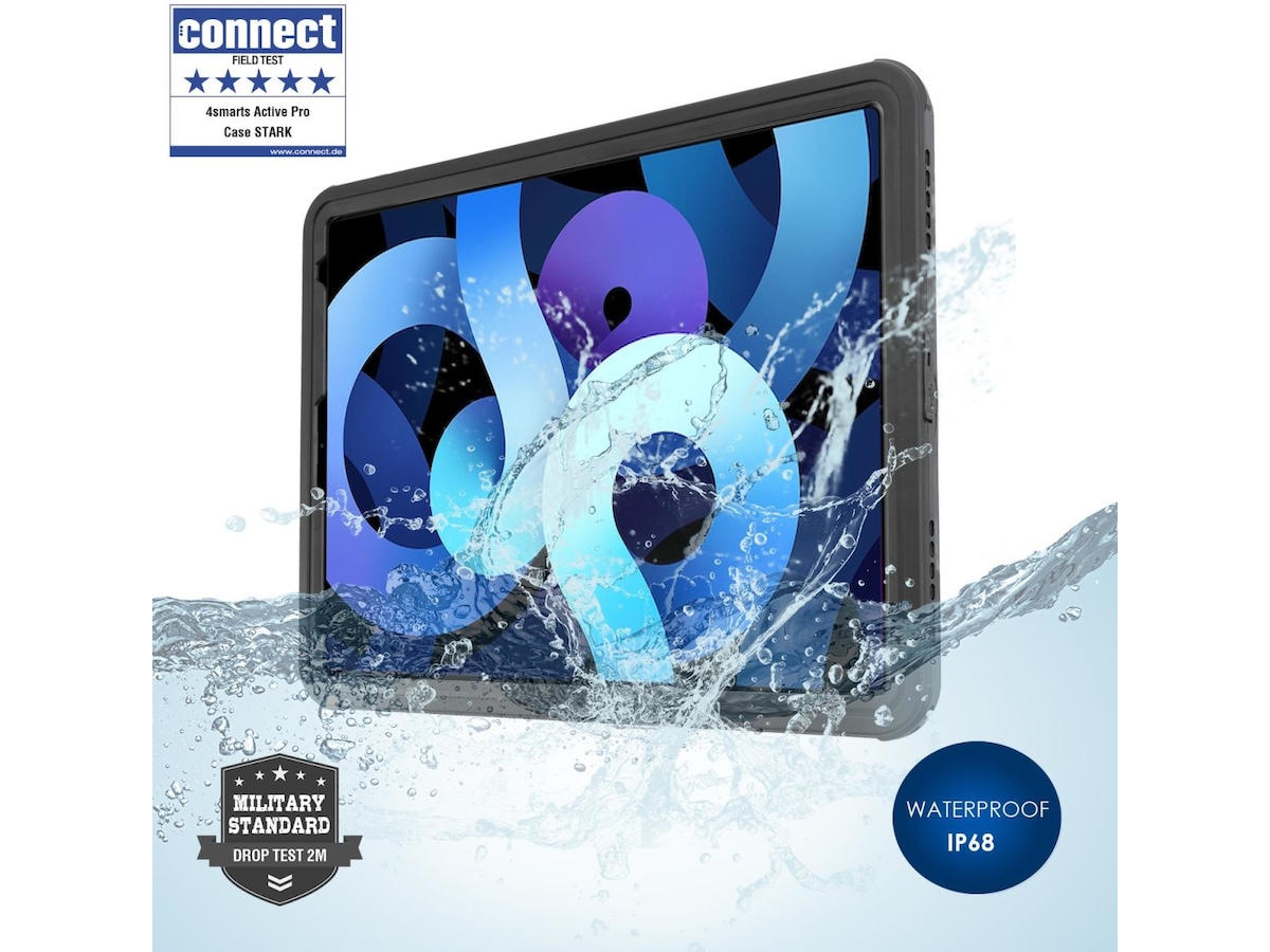 4smarts iPad 10,9" Active Pro Rugged Stark Cover (sort) Cover til tablet