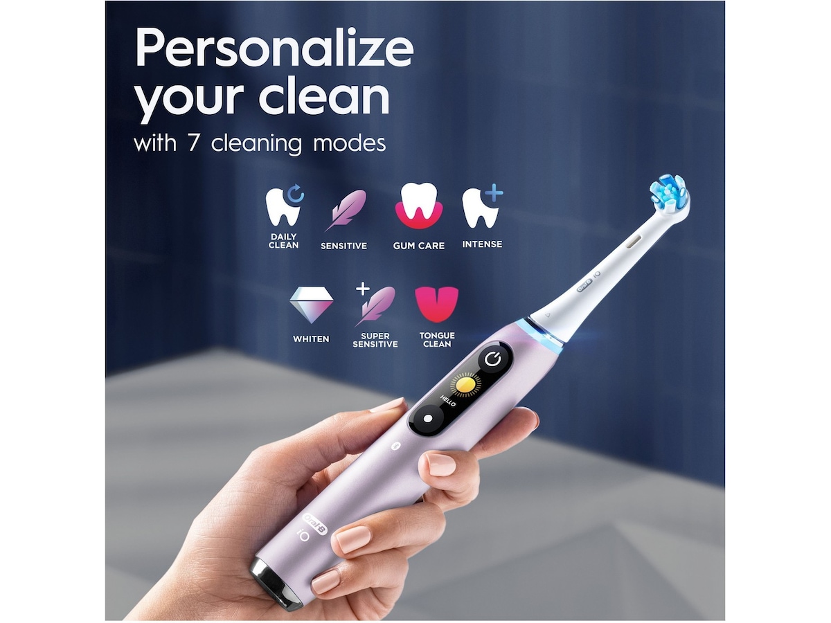 Oral-B iO 9 elektrisk tandbørste (pink) Elektriske tandbørster