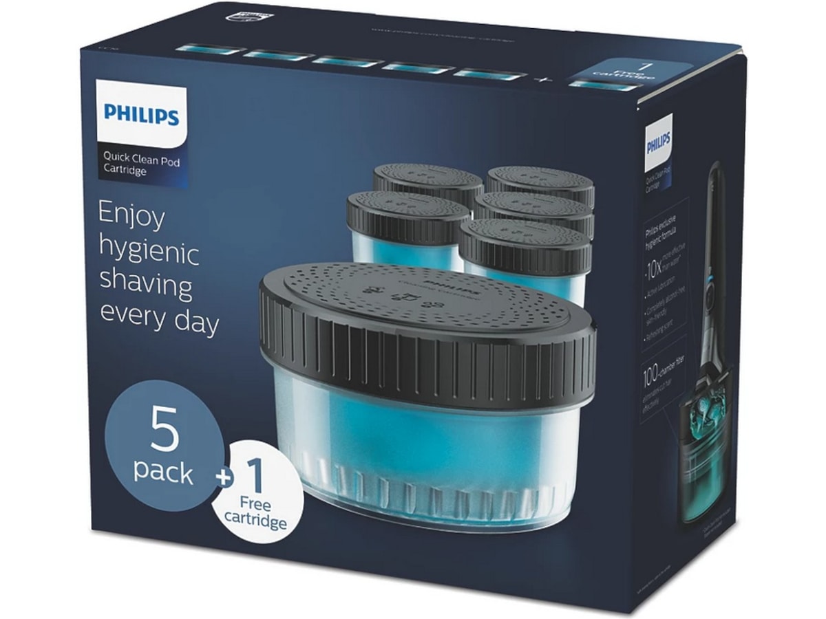 Philips CC16/50 Quick Clean Pod-patron 5+1 pak Tilbehør til barbermaskiner