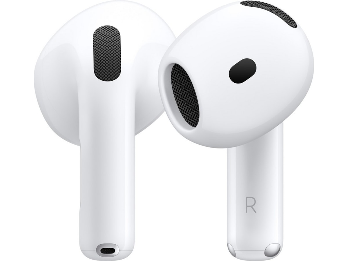 Apple AirPods 4 Aktiv støjreduktion Trådløse høretelefoner, Earbuds (hvid) In-ear høretelefoner