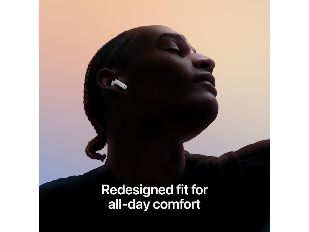 Apple AirPods 4 Trådløse høretelefoner, Earbuds (hvid) In-ear høretelefoner