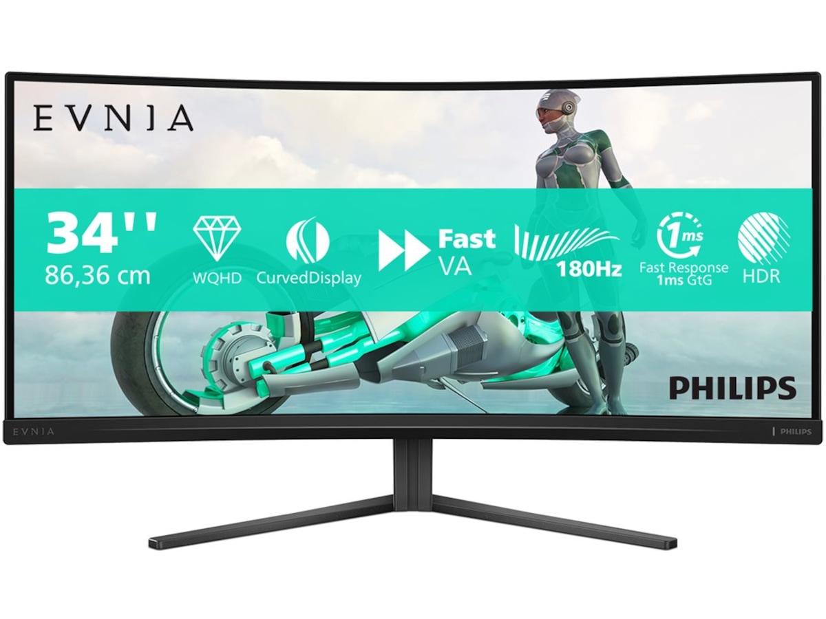 Philips 34" curved gamingskærm 34M2C3500L/00 Gamingskærme