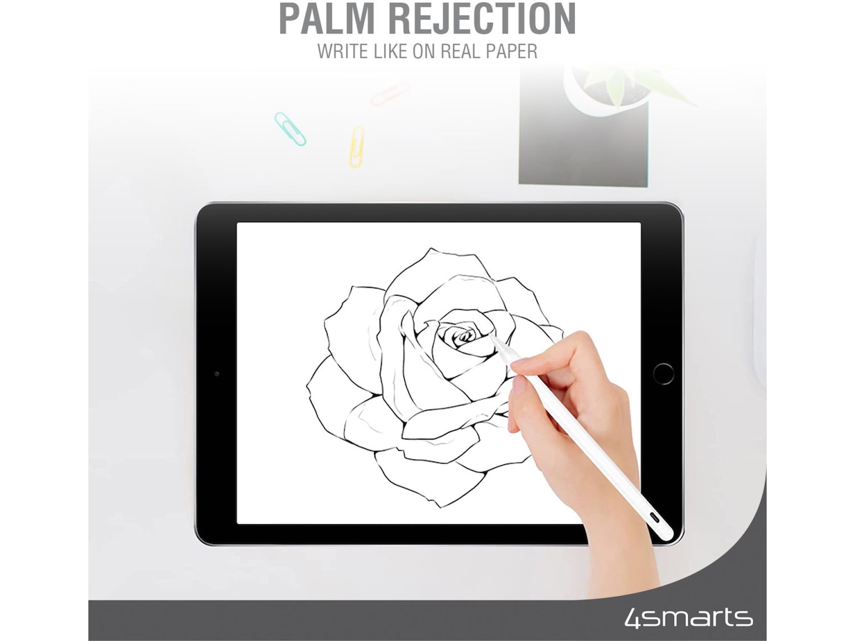 4smarts Pencil Pro 3 iPad stylus (hvid) Tastatur og stylus