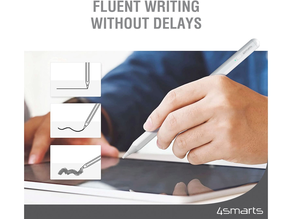4smarts Pencil Pro 3 iPad stylus (hvid) Tastatur og stylus