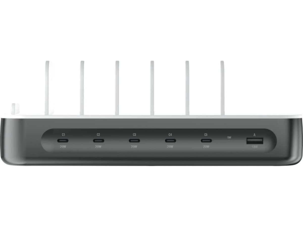 4smarts Team 100W Opladestation (space grey) Ladestation