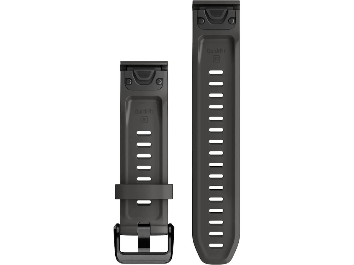 Garmin QuickFit Silikonerem 20mm (graphite) Rem