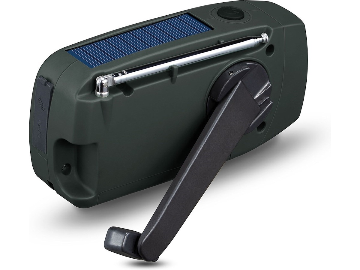 Andersson EYF-C2000 FM/AM krankradio med solpanel Radio & musikafspillere