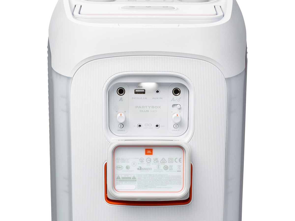 JBL PARTYBOX CLUB 120 Kraftig festhøjttaler (hvid) Trådløs / Bluetooth højttaler