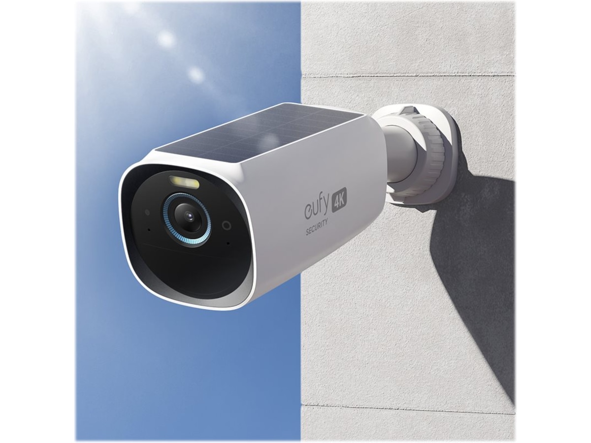 Eufy S330 eufyCam 3 4K overvågningskamera med solpanel Overvågningskameraer