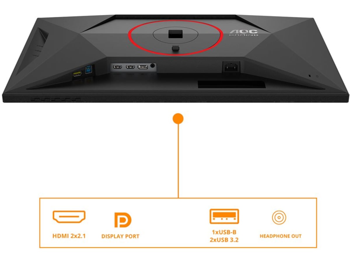 AOC 27" 4K gamingskærm U27G4R Gamingskærme