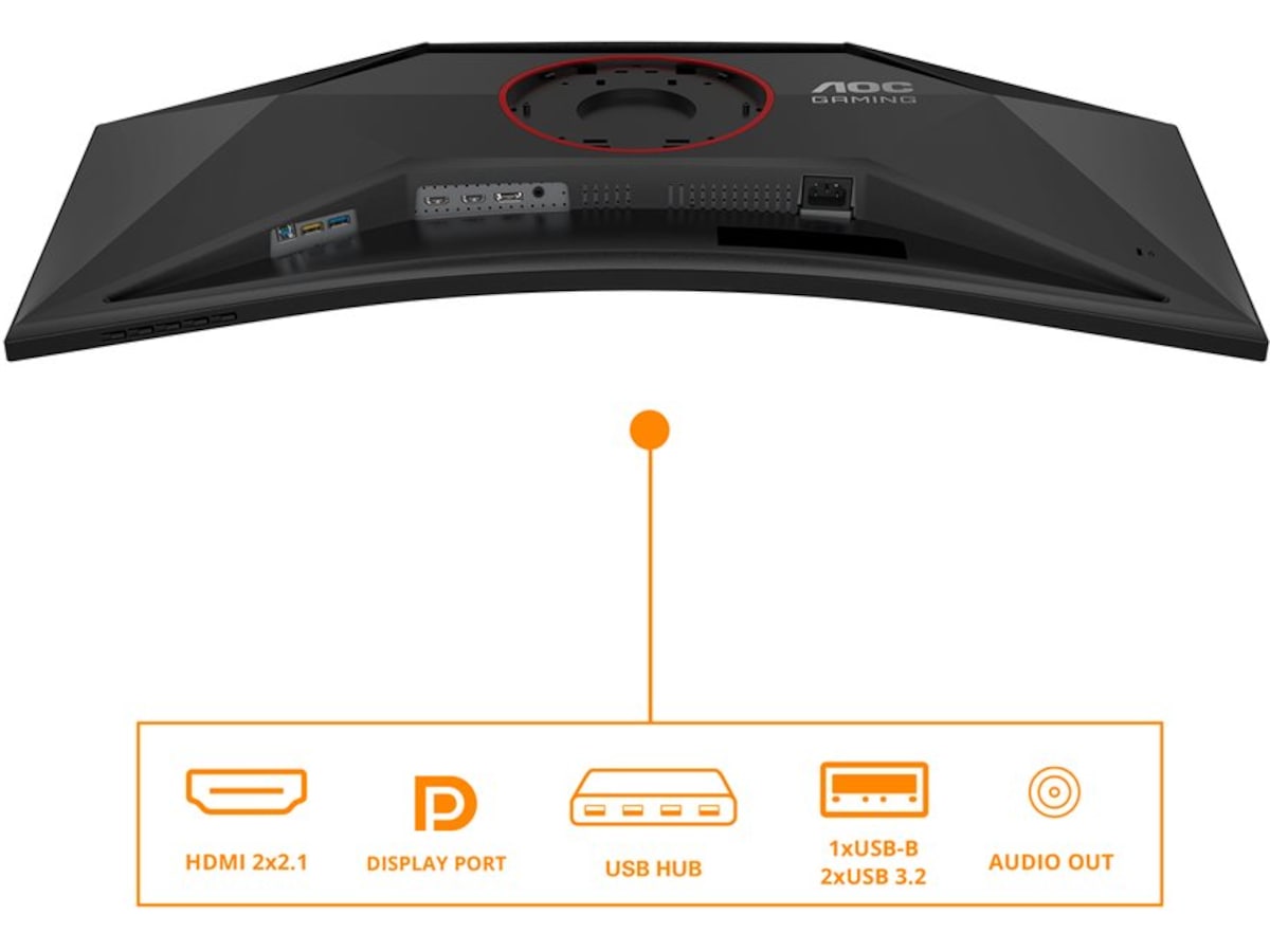 AOC 34" curved gamingskærm CU34G4Z Gamingskærme