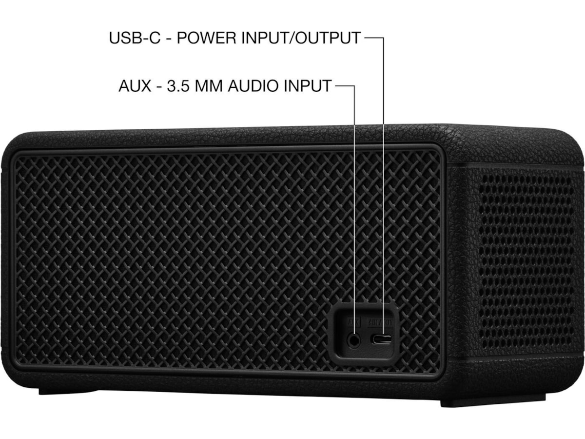 Marshall Middleton II Trådløs bluetooth højtale (sort/messing) Trådløs / Bluetooth højttaler