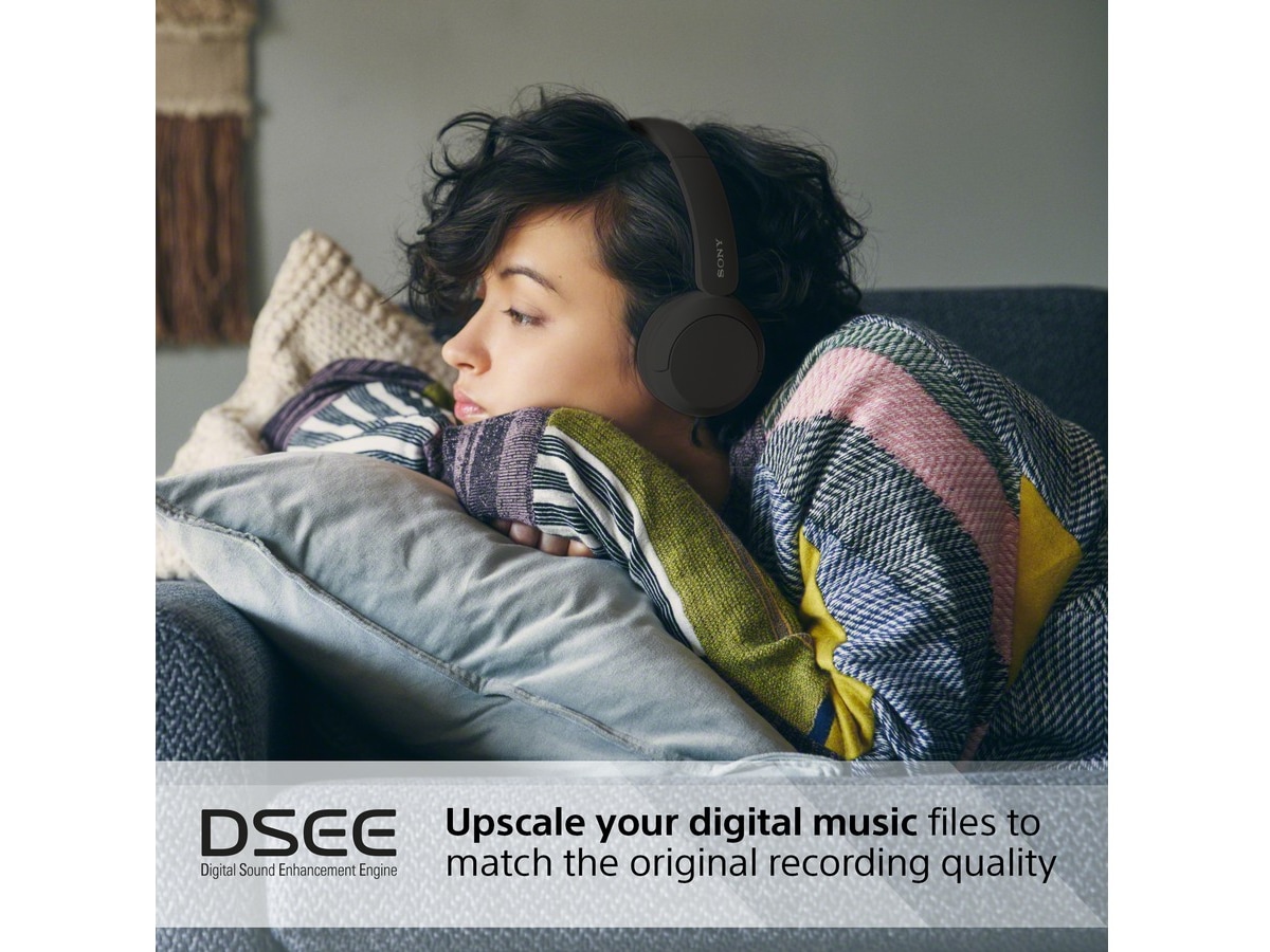 Sony WH-CH520 trådløse høretelefoner, On-Ear (sort) x2 Høretelefoner