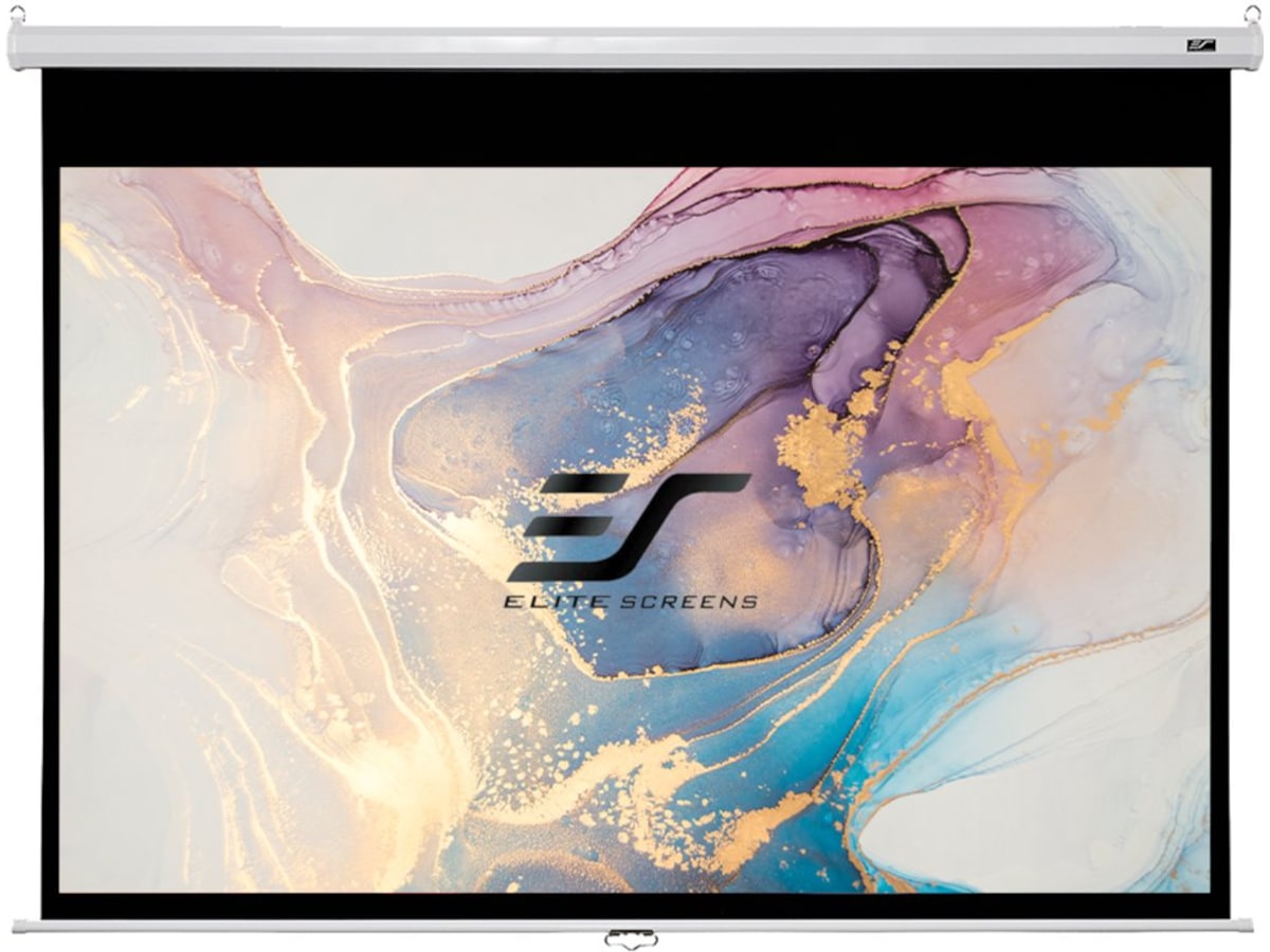 Elite Screens 100" Manuelt lærrede Projektorleærred