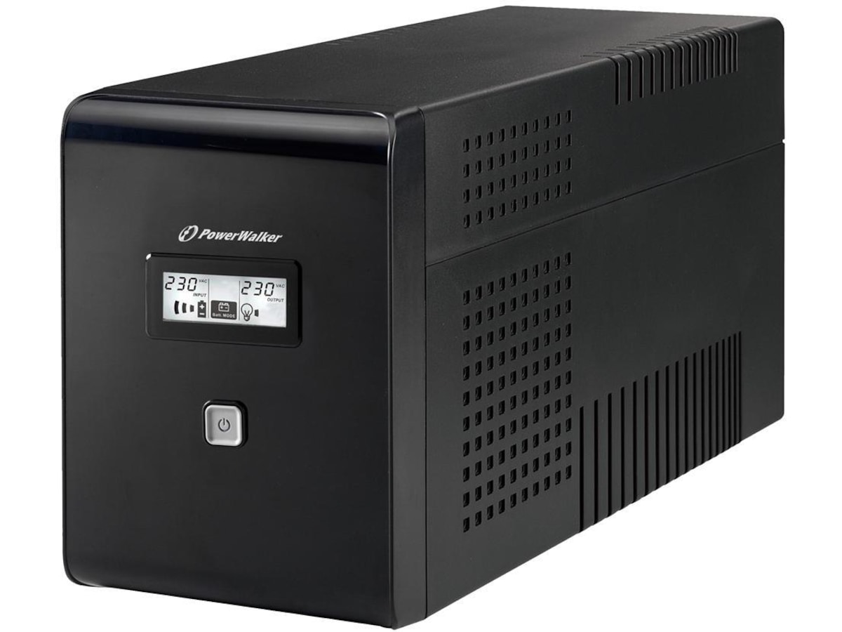 BlueWalker PW UPS VI 2000 LCD Schuko UPS og UPS-batteri