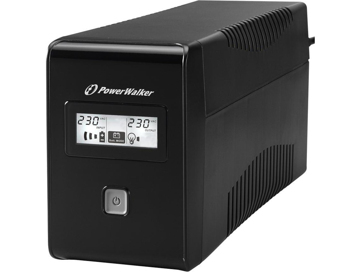 BlueWalker PW UPS VI 850 LCD Schuko UPS og UPS-batteri