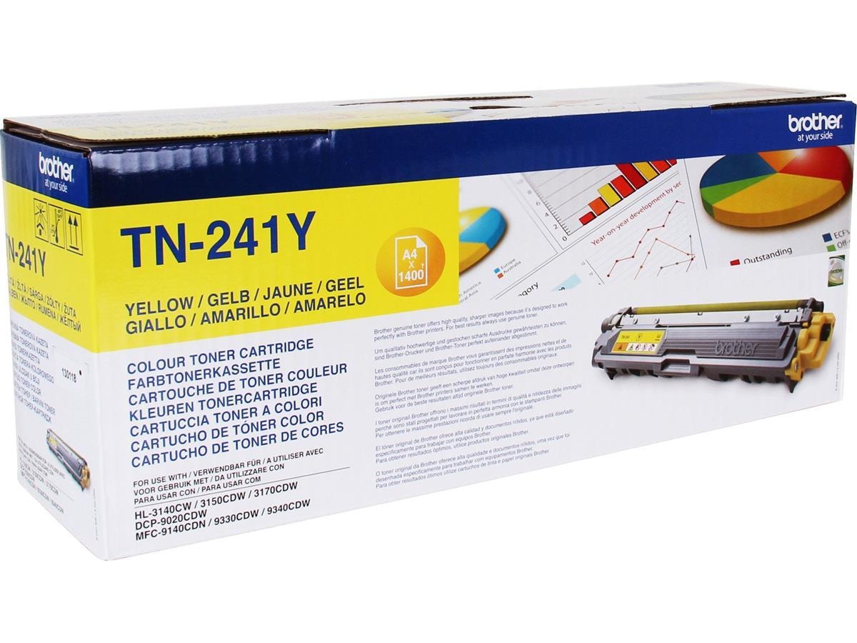 Brother Toner TN241Y Gul Laser Toner
