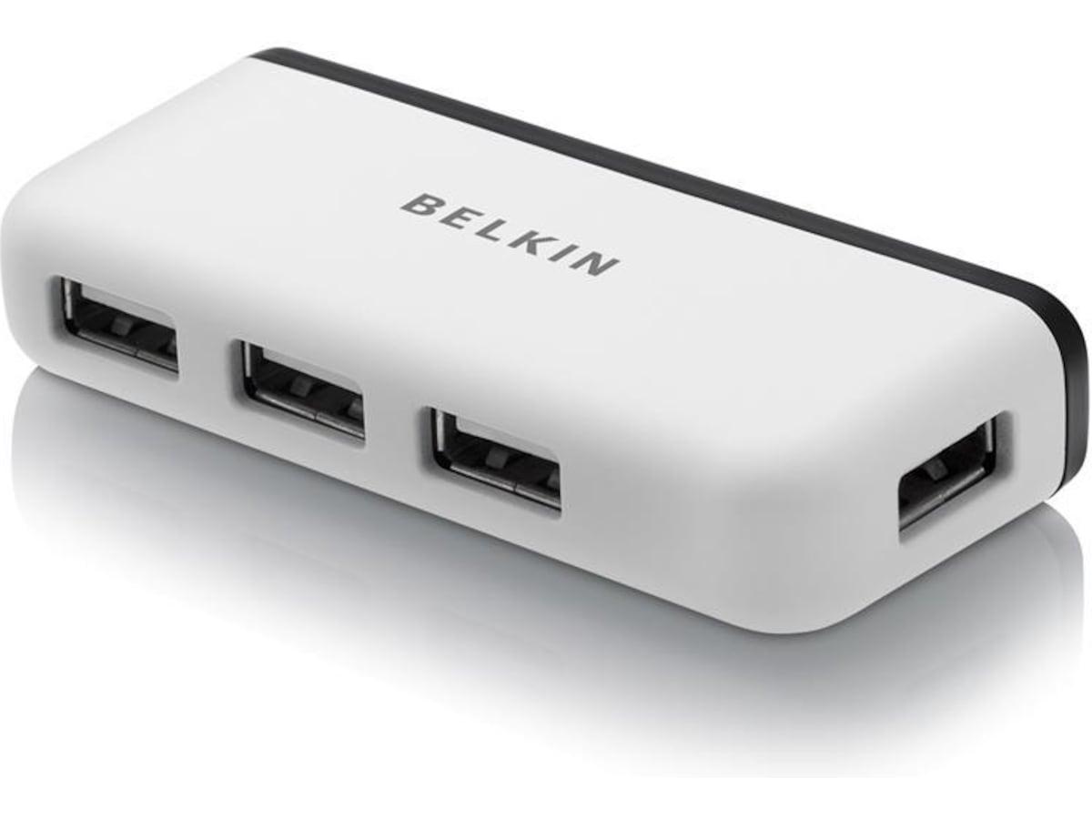 Belkin 4 port Travel-HUB Dockingstation og USB-hub