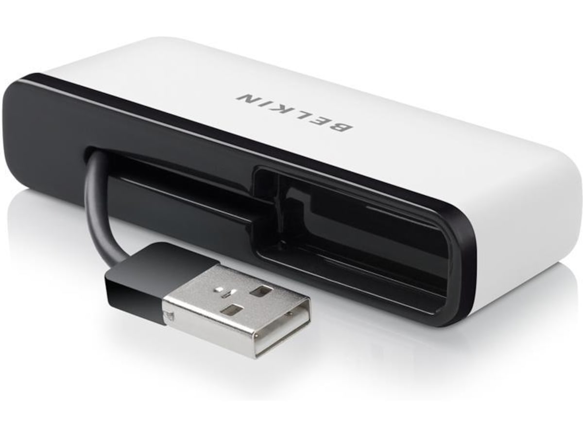 Belkin 4 port Travel-HUB Dockingstation og USB-hub