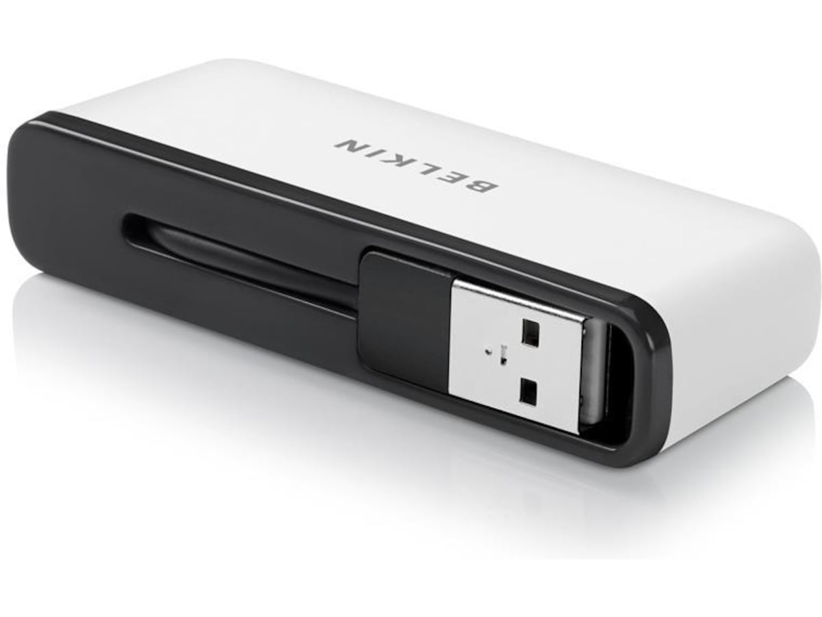 Belkin 4 port Travel-HUB Dockingstation og USB-hub