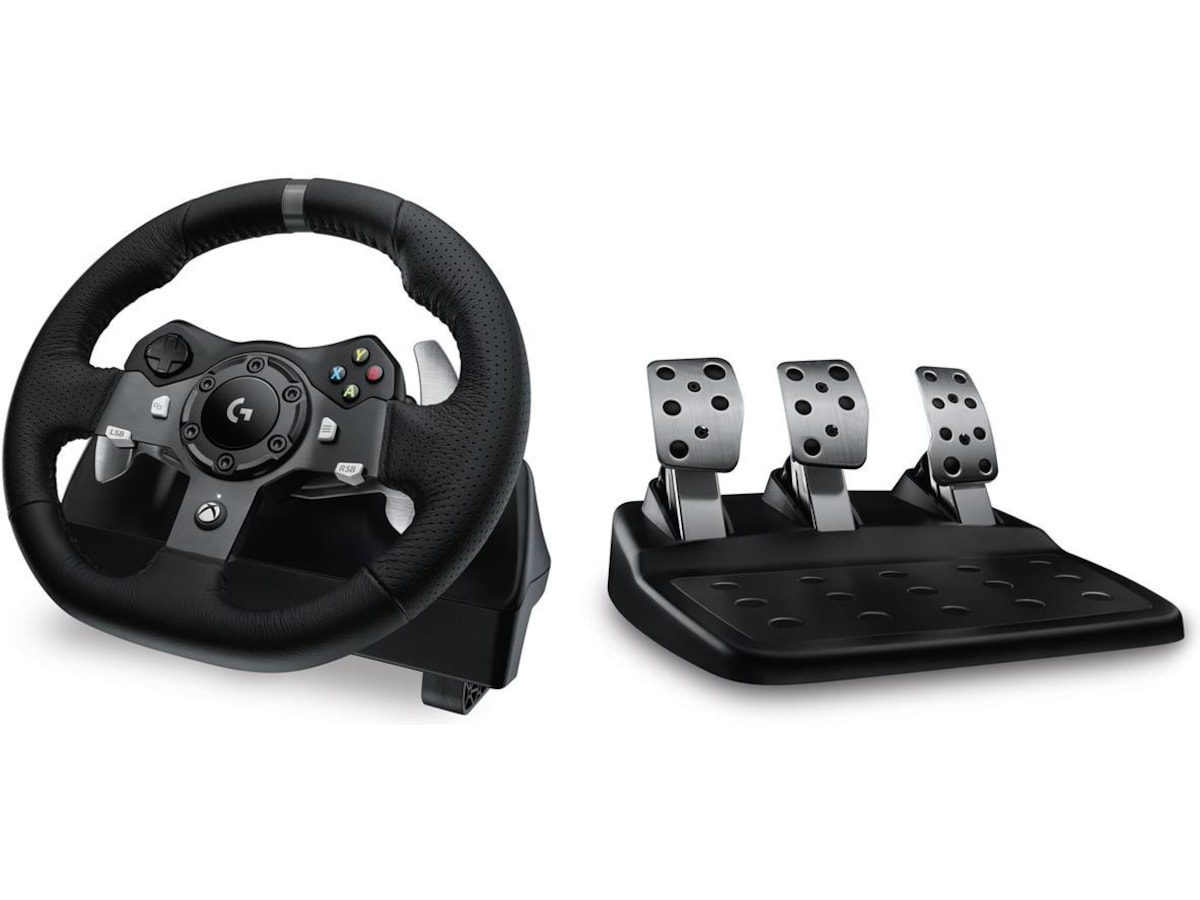 Logitech G920 Driving Force Racing Rat og pedaler