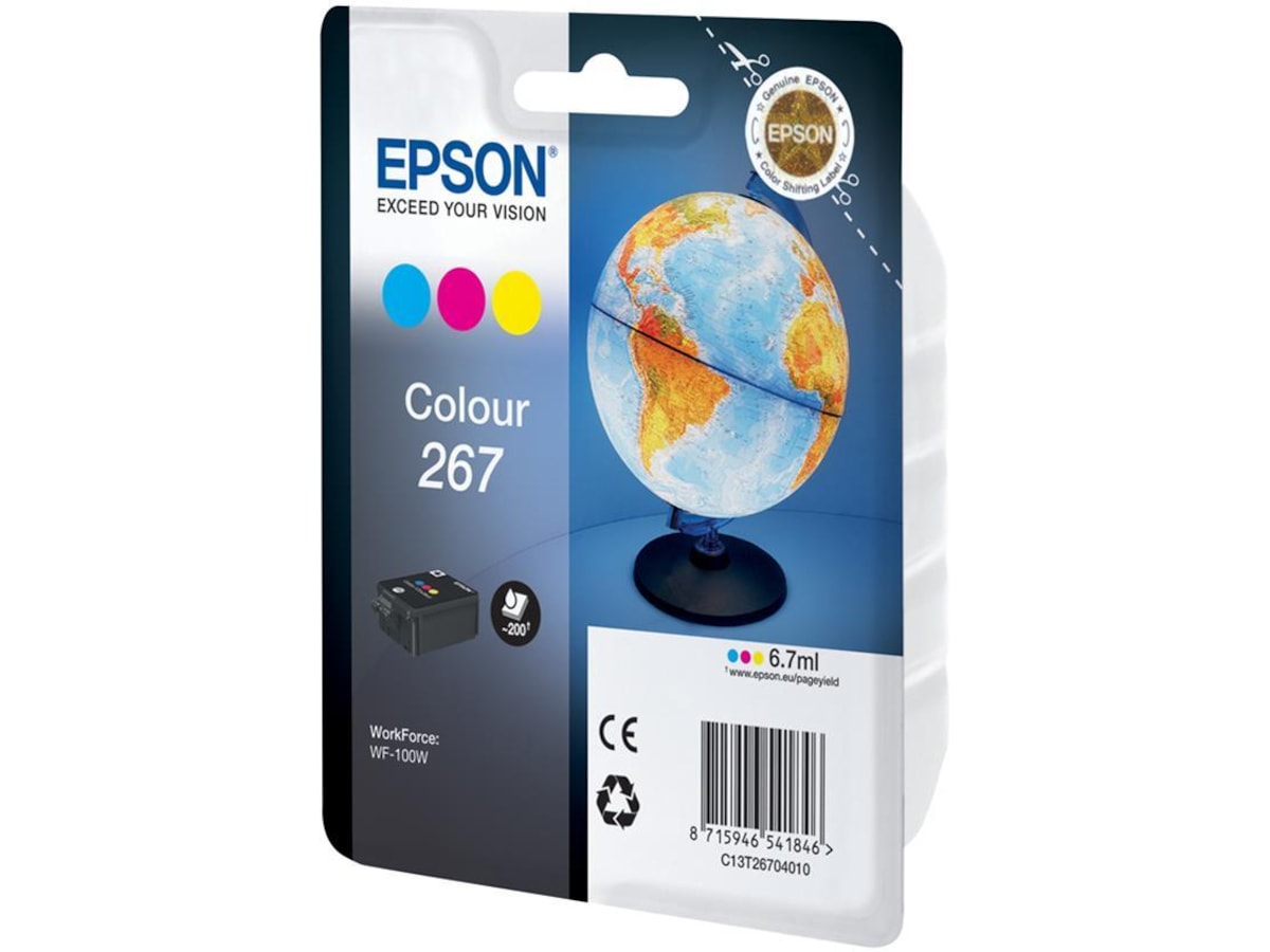 Epson Blæk 267 Tri-Color Blækpatroner