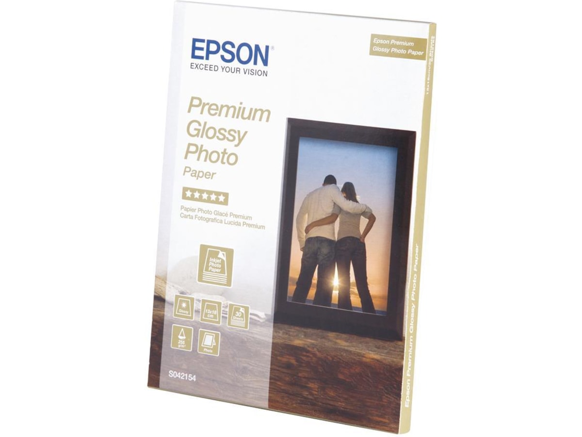 Epson Premium Glossy Photo Paper 13x18cm Papir
