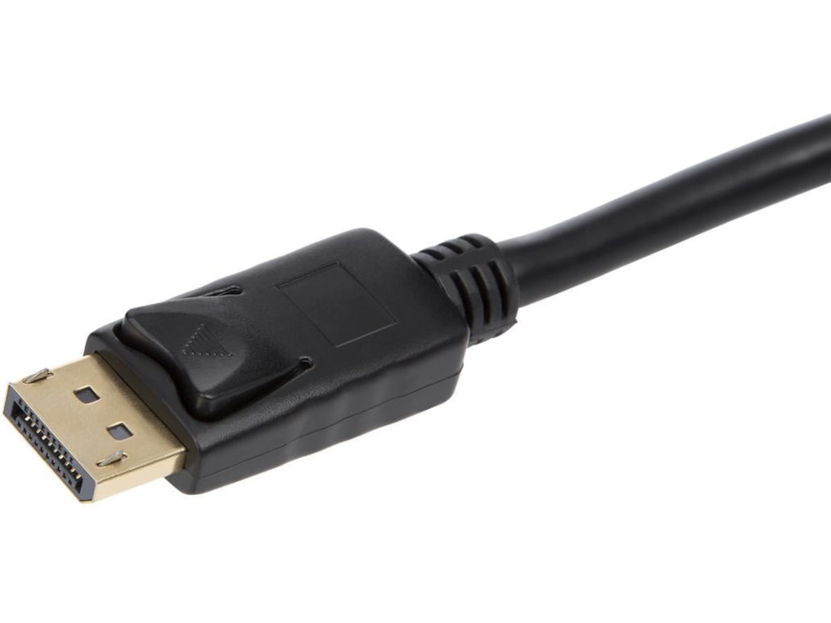 Displayport til DVI-D kabel 1m (sort) Monitor